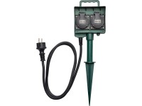 OBI Vonkajšia zásuvka so zemným bodcom 2-násobná zásuvka