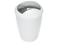 Spirella Odpadkový kôš Atlanta plastový biely