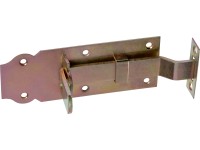 Dverová zástrčka zalomená nažlto pozinkovaná 140 mm x 45 mm