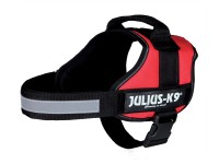 Julius K-9 Power postroj veľ. 0 M - L: 58 - 76 cm 40 mm červený