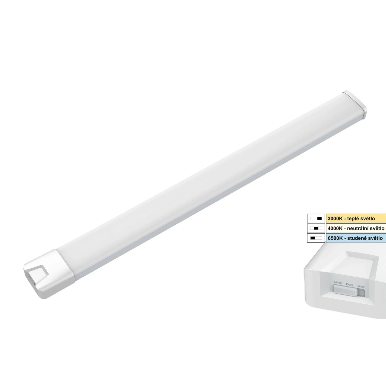 E-shop Top Light Podlinkové LED svietidlo ZSLux 90 CTT 30W 4050lm biela 90 x 7 x 3 cm