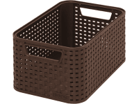 Box úložný Rattan Style2 S, tmavý