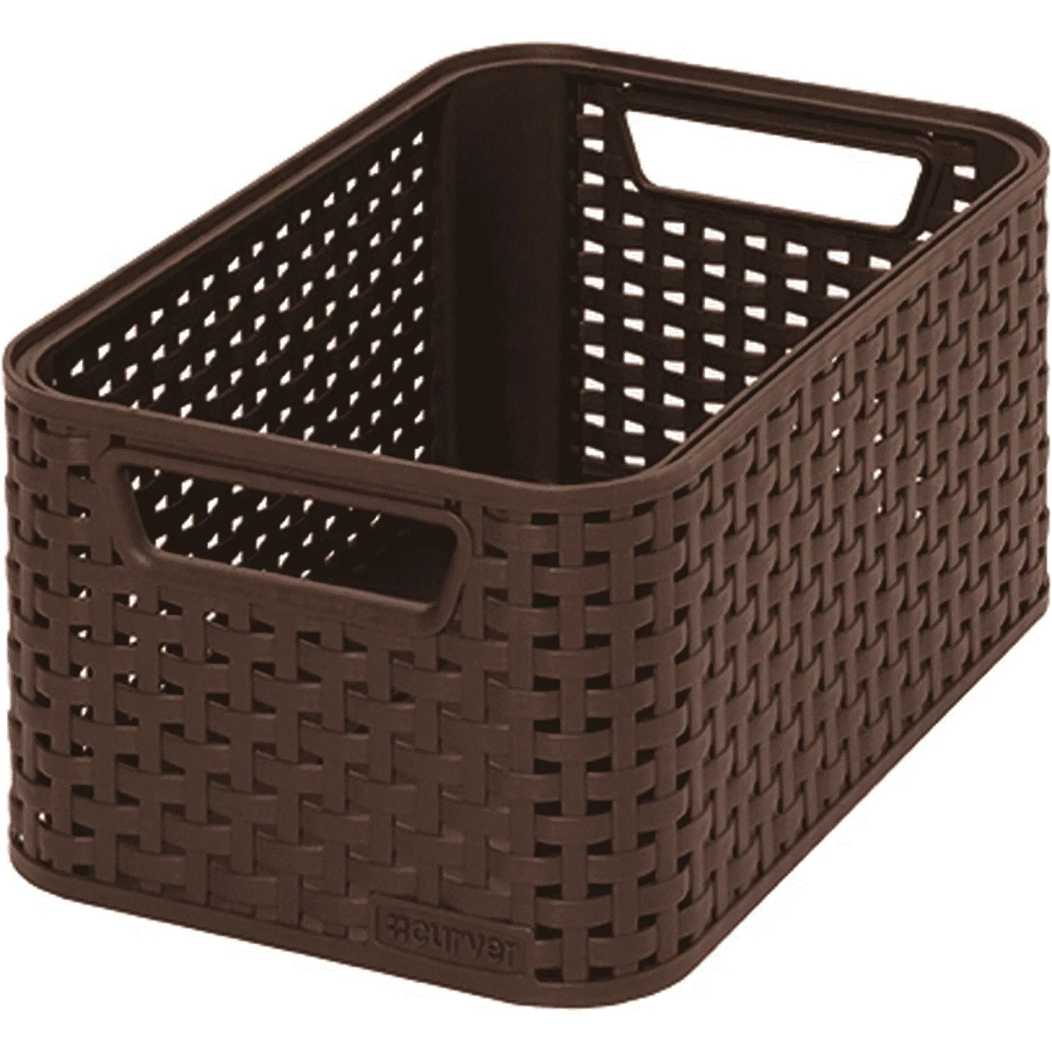 E-shop Box úložný Rattan Style2 S, tmavý