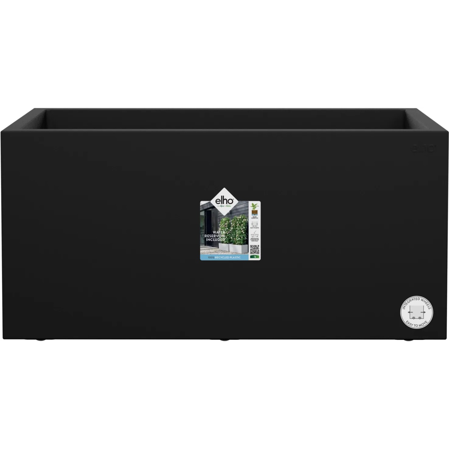 E-shop elho Kvetináč Vivo Next Lang čierny 60 x 29 x 30 cm