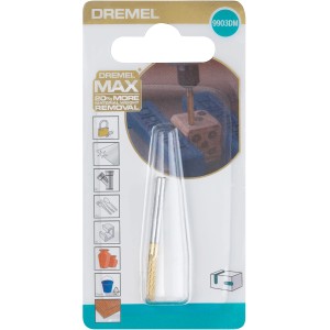 Dremel 9903DM Max fréza z karbidu volfrámu pre miniatúrne nástroje, potiahnutá nitridom titánu.