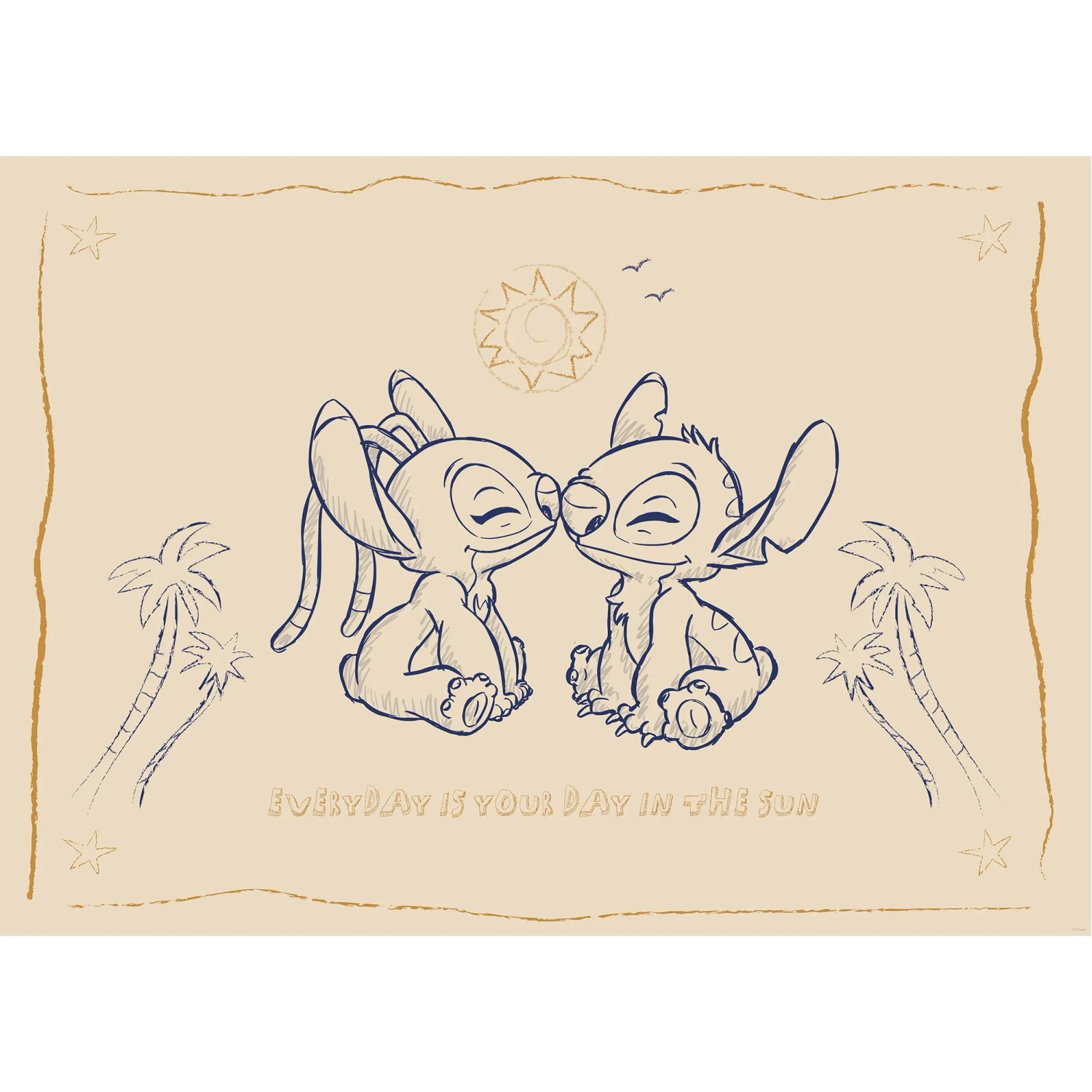 E-shop Komar Plagát Disney Lilo and Stitch Your Day in the Sun 70 x 50 cm