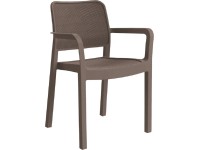 KETER Záhradná stolička Samanna, cappuccino, 53 x 58 x 83 cm