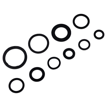 Súprava gumových tesnení pre vysokotlakové spojky z mosadze