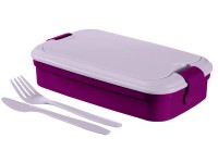 Curver Desiatový box Lunch&Go fialový 32 x 13 x 7 cm