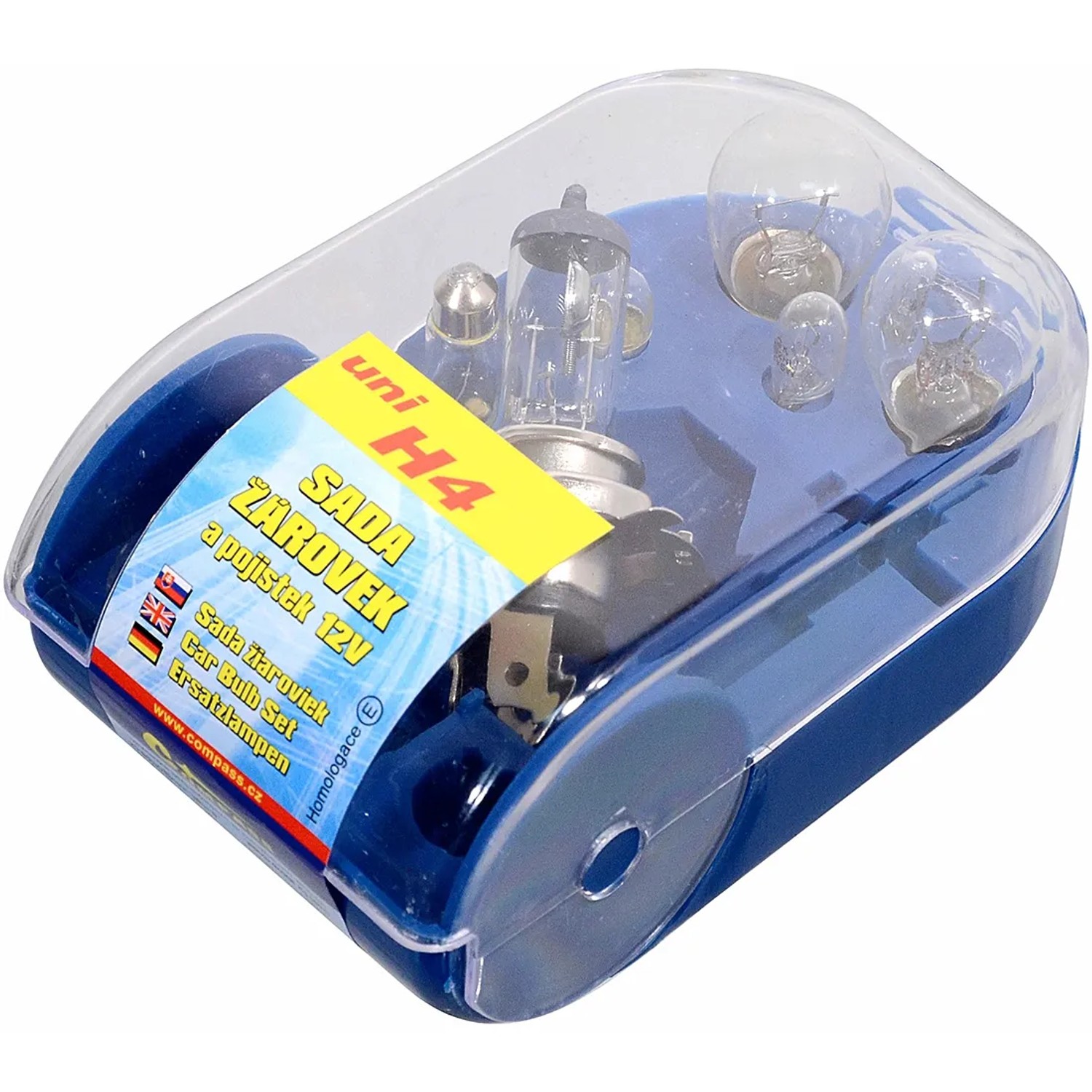 E-shop COMPASS Autožiarovka 12 V servisný box UNI H1