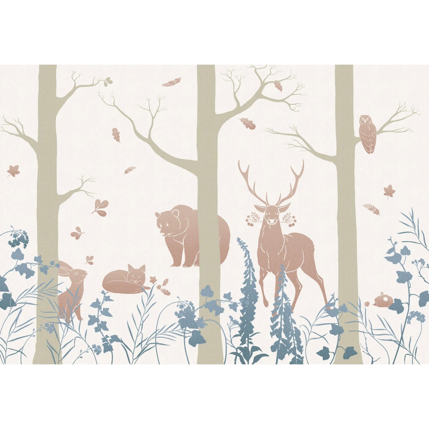 E-shop Komar Vliesová fototapeta Forest Animals 400 x 280 cm