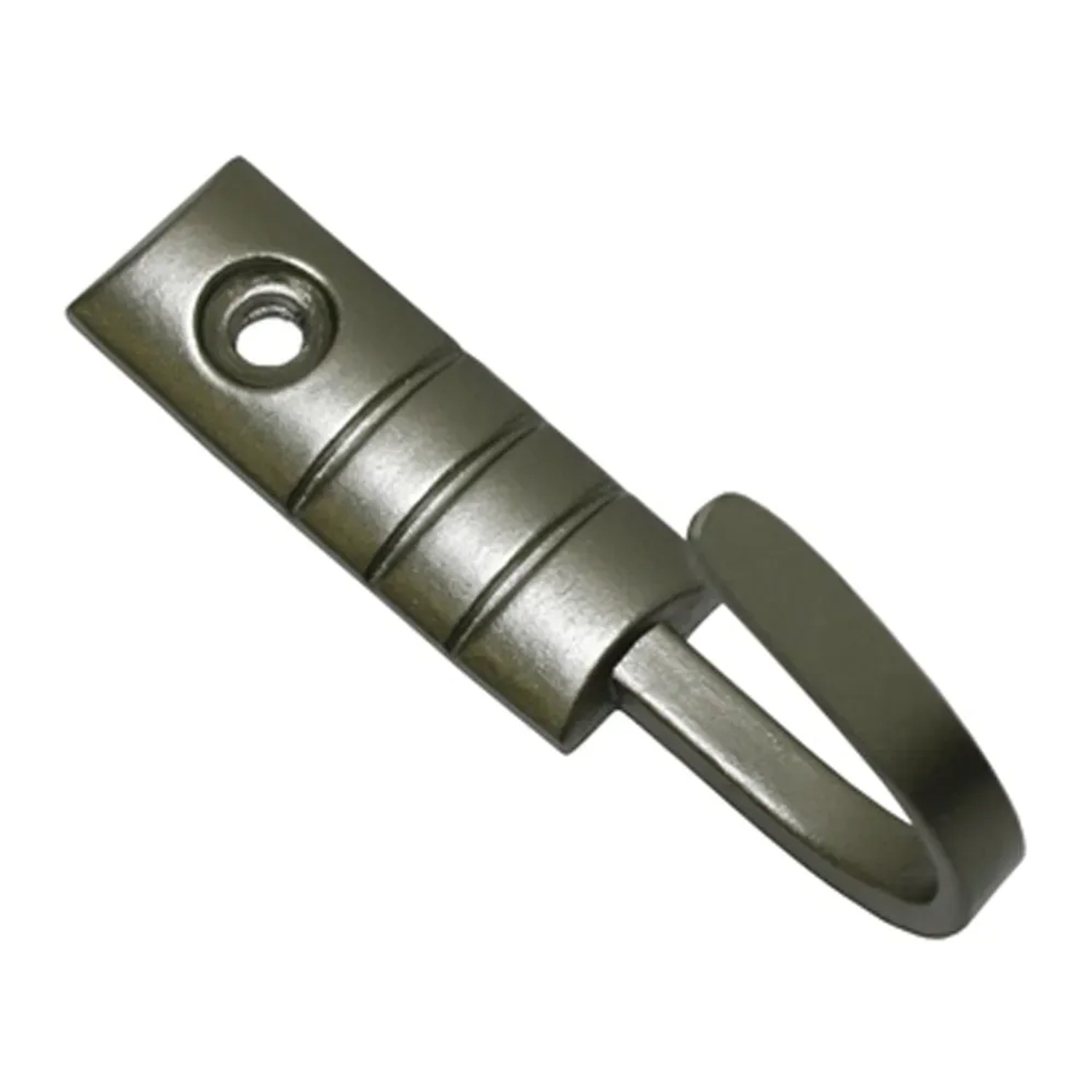 E-shop Gardinia háčik model Geo 2,5 cm strieborný matný