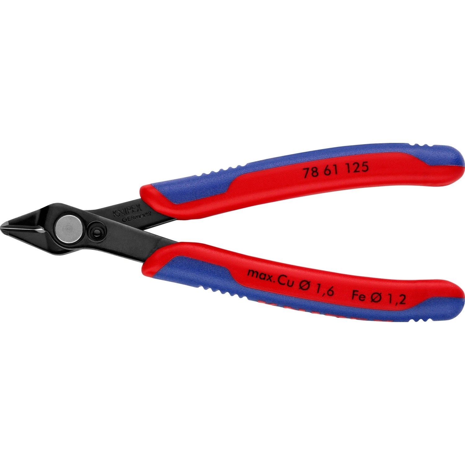 E-shop Knipex Kliešte pre elektroniku Electronic Super Knips ESD, brunýrované, 125 mm