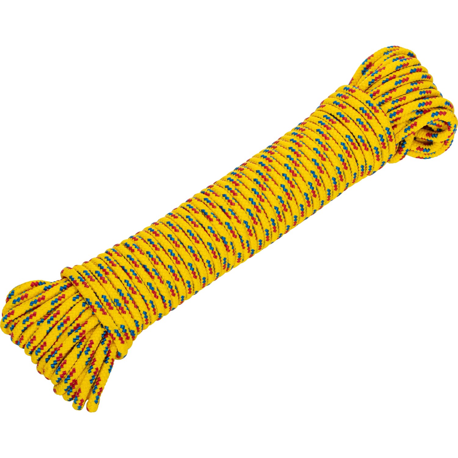 E-shop LUX-TOOLS Polypropylénové trimovacie lano pletené žlté pr. 5 mm x 20 m