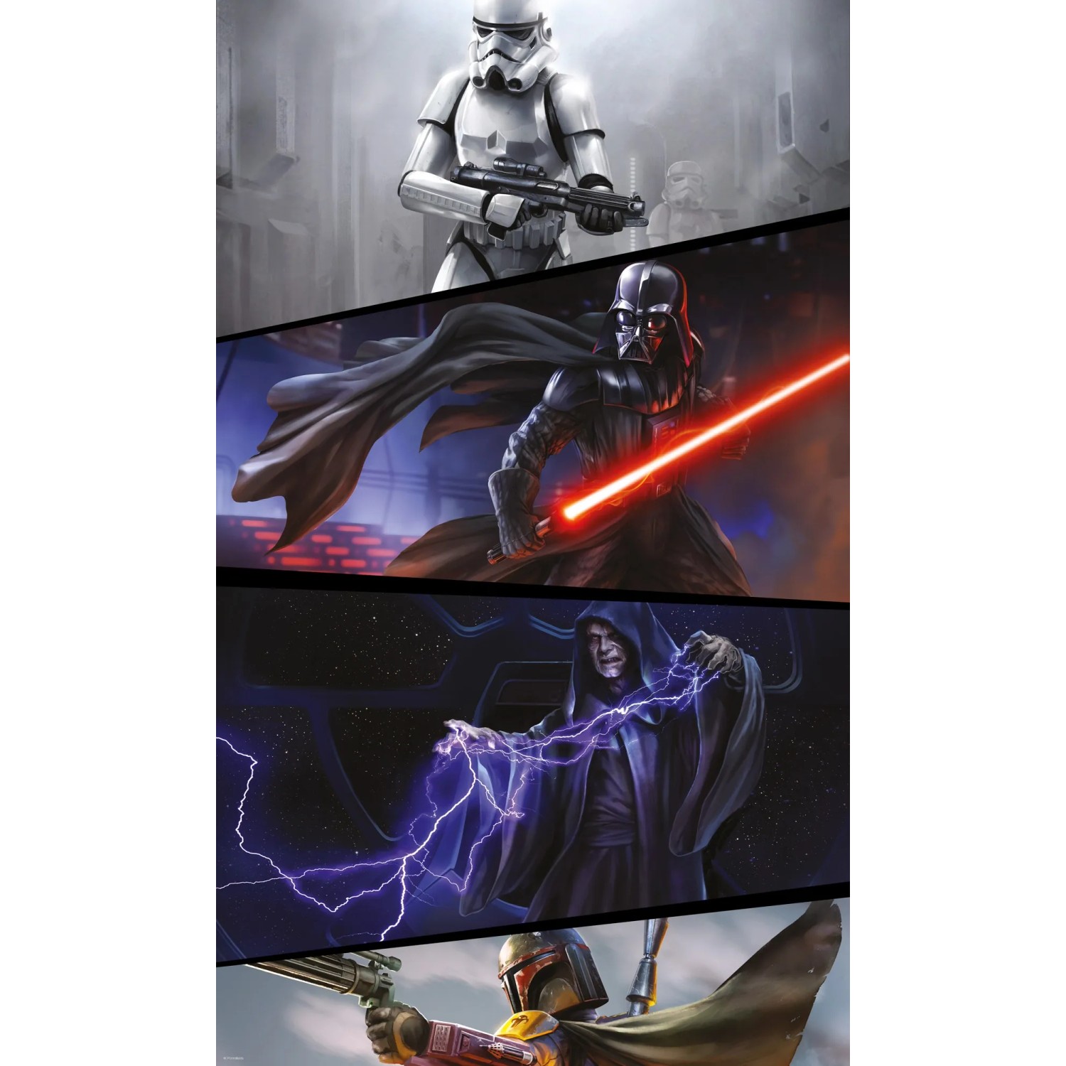 E-shop Komar Vliesová fototapeta Star Wars Moments Imperials 120 x 200 cm