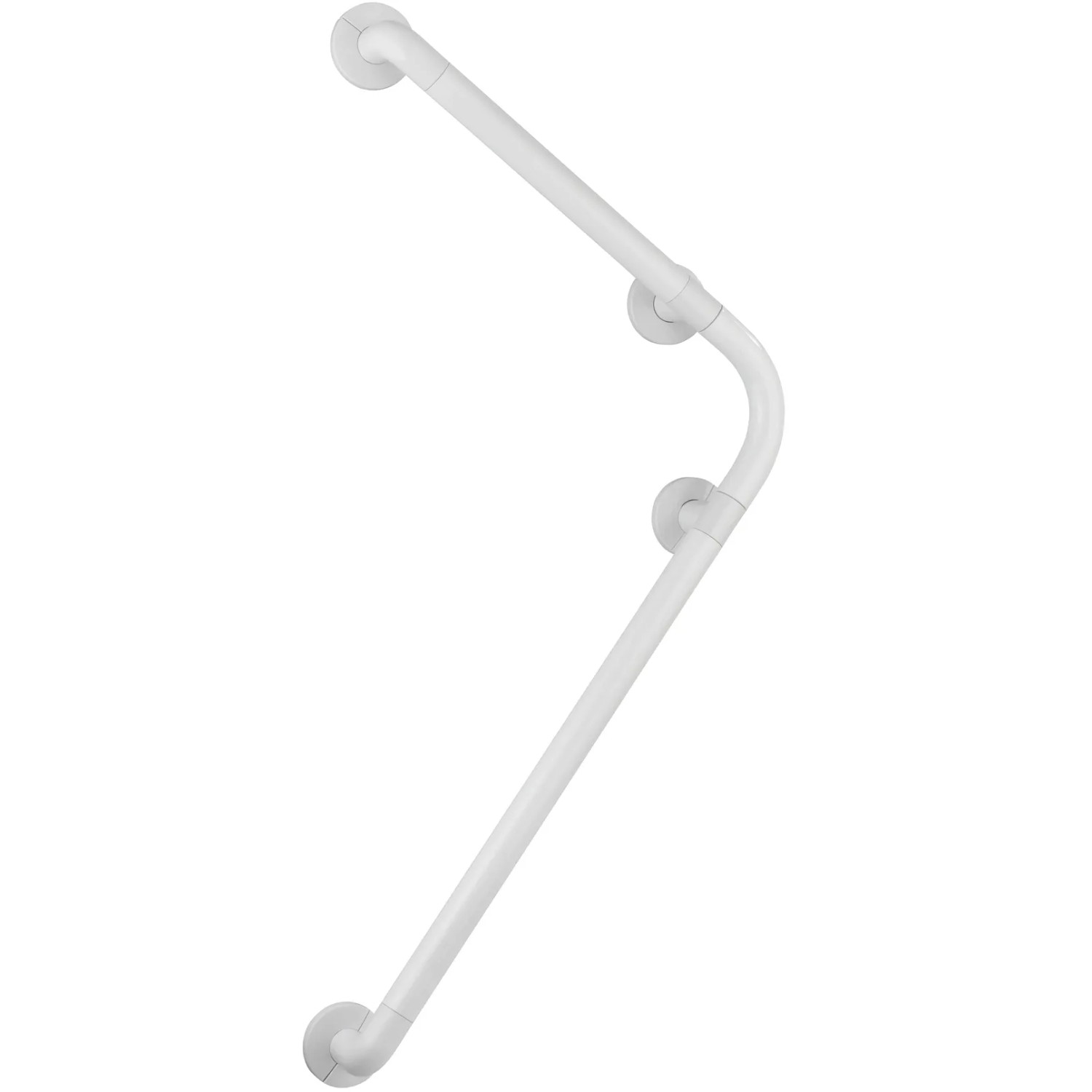 E-shop Wenko Nástenné držadlo 55,5 cm x 78 cm Secura 90° biele