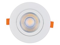 SOLIGHT LED podhľadové bodové svietidlo 9 W, 4000 K, 118 x 53 mm
