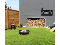 Vitavia Regál na krbové drevo Ardor 401 plochý Zinkalum