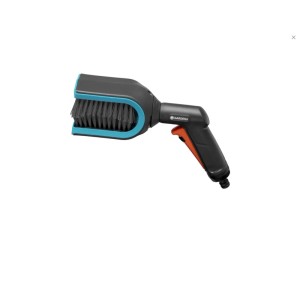 Gardena Cleansystem kefa na žalúzie s prípojkou vody, sivá/tyrkysová.