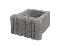 DITON Tvárnica svahová LADENNA 33 x 31 x 19 cm sivá