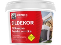 Den Braven Silikónová omietka Sildekor hladená biela, zrno 1,5 mm, 25kg
