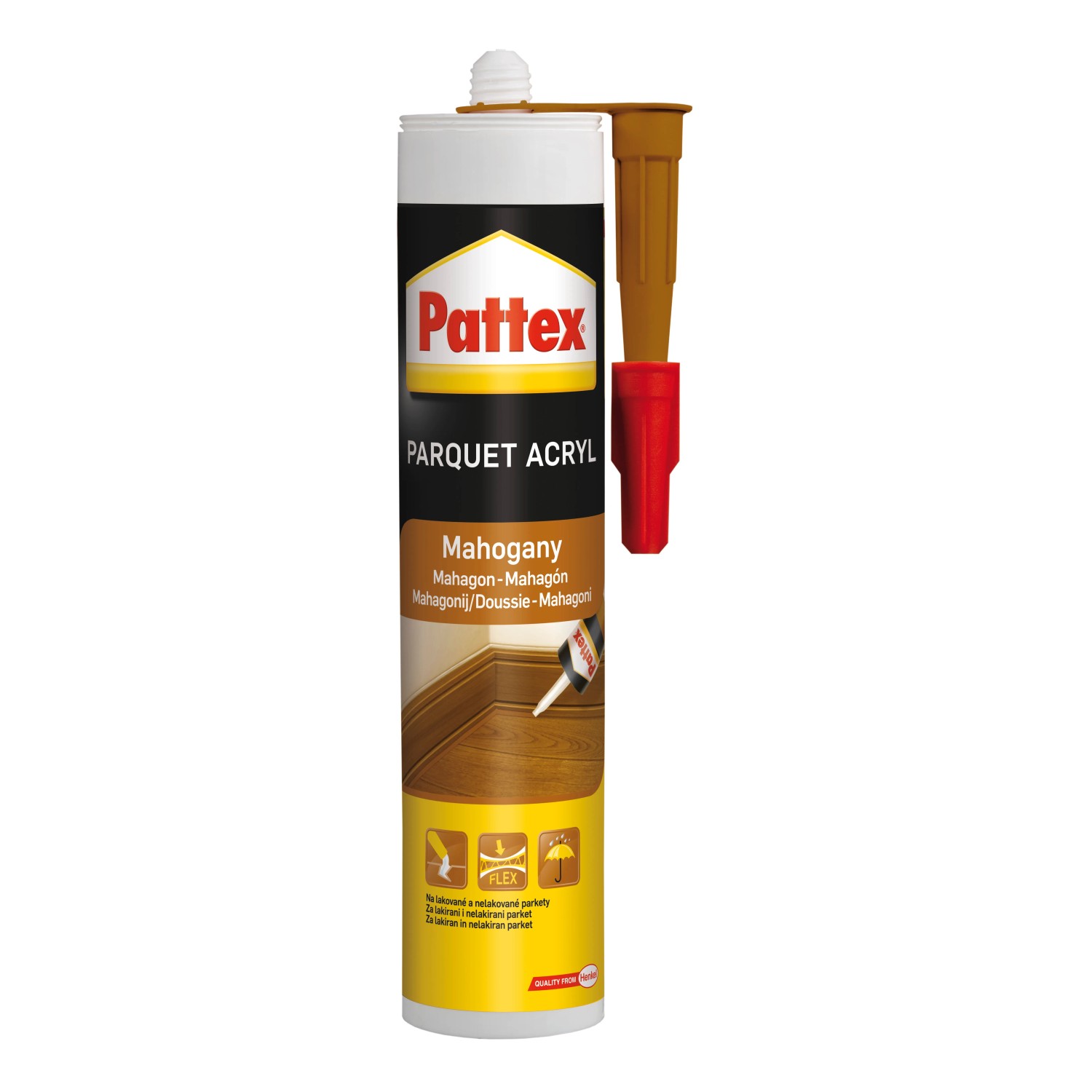 E-shop Pattex Parketový tmel mahagón, 310 ml