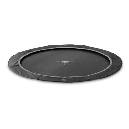 EXIT Športová trampolína zabudovaná do zeme InTerra čierna pr. 244 cm