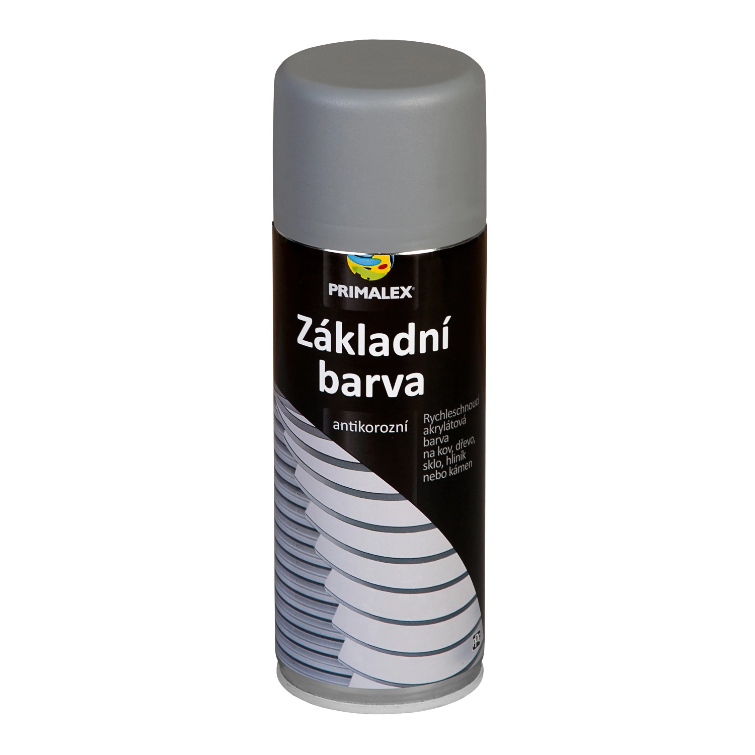 E-shop PRIMALEX Antikorózna základná farba v spreji sivá 400 ml