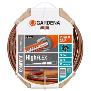 Záhradná hadica Gardena Comfort High Flex, 20 m, s PowerGrip pre bezpečné pripojenie.