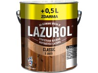 LAZUROL Lazúra na drevo CLASSIC S1023, 0022 palisander 2,5 l + 0,5 l ZADARMO