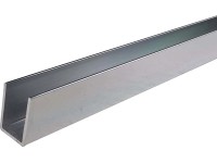 Arcansas U-Profil hliníkový strieborný eloxovaný 8 x 8 x 1000 mm