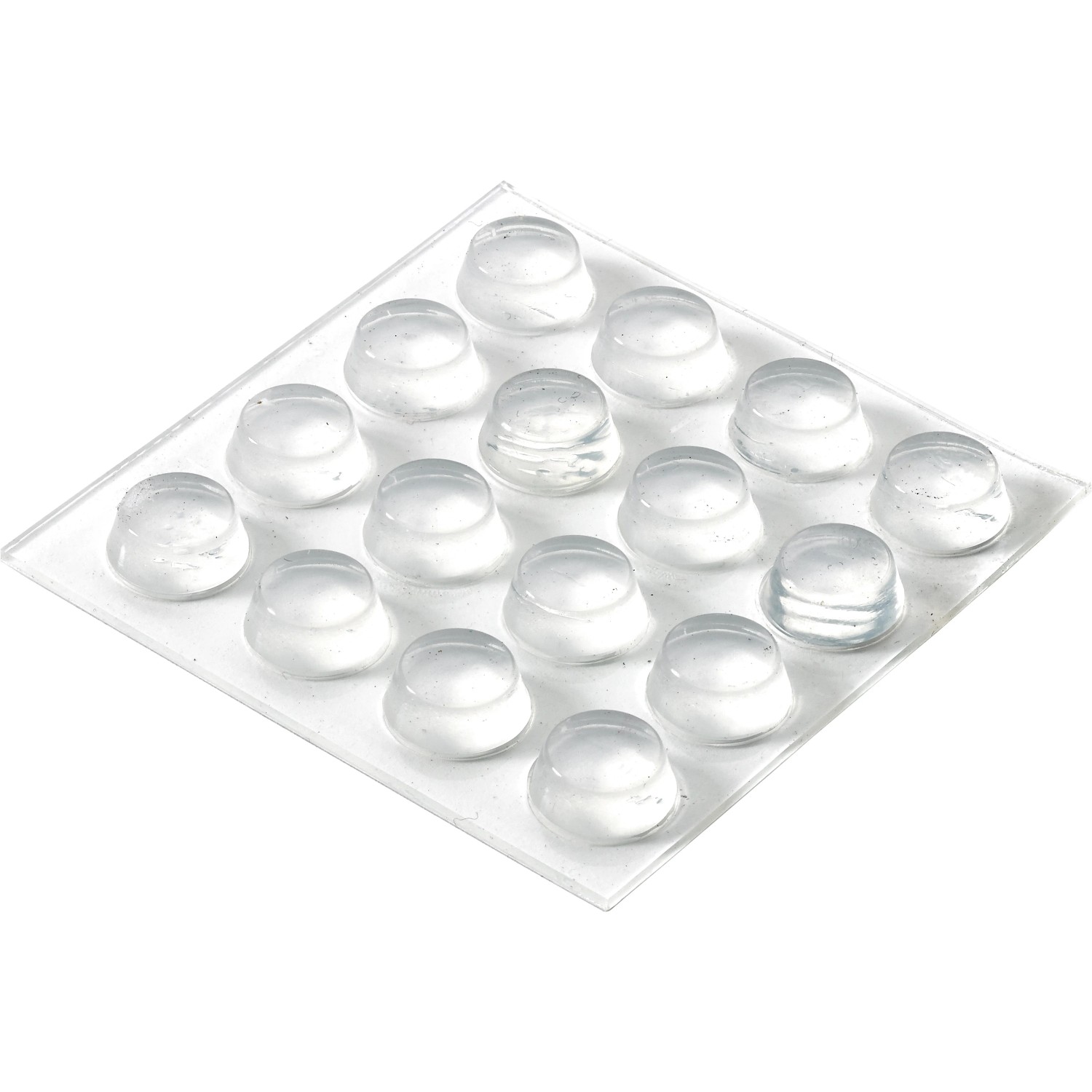 E-shop Hettich Samolepiace tlmiace nábytkové šošovky, transparentné, pr. 11x5 mm, 16 ks