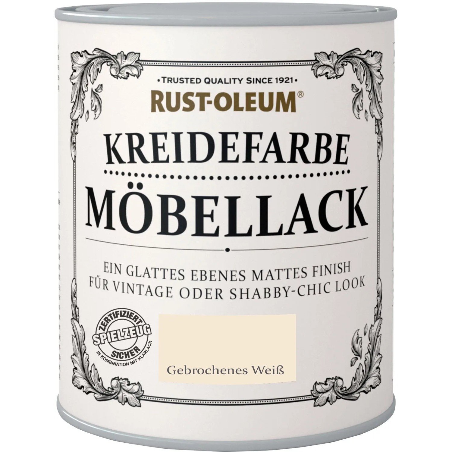 E-shop Rust-Oleum Kriedová farba na nábytok, jemne krémová, 750 ml