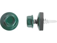 Farmársky skrutka so šesťhrannou hlavou SW8 pozink. zelený 4,8x35 mm, 100 ks