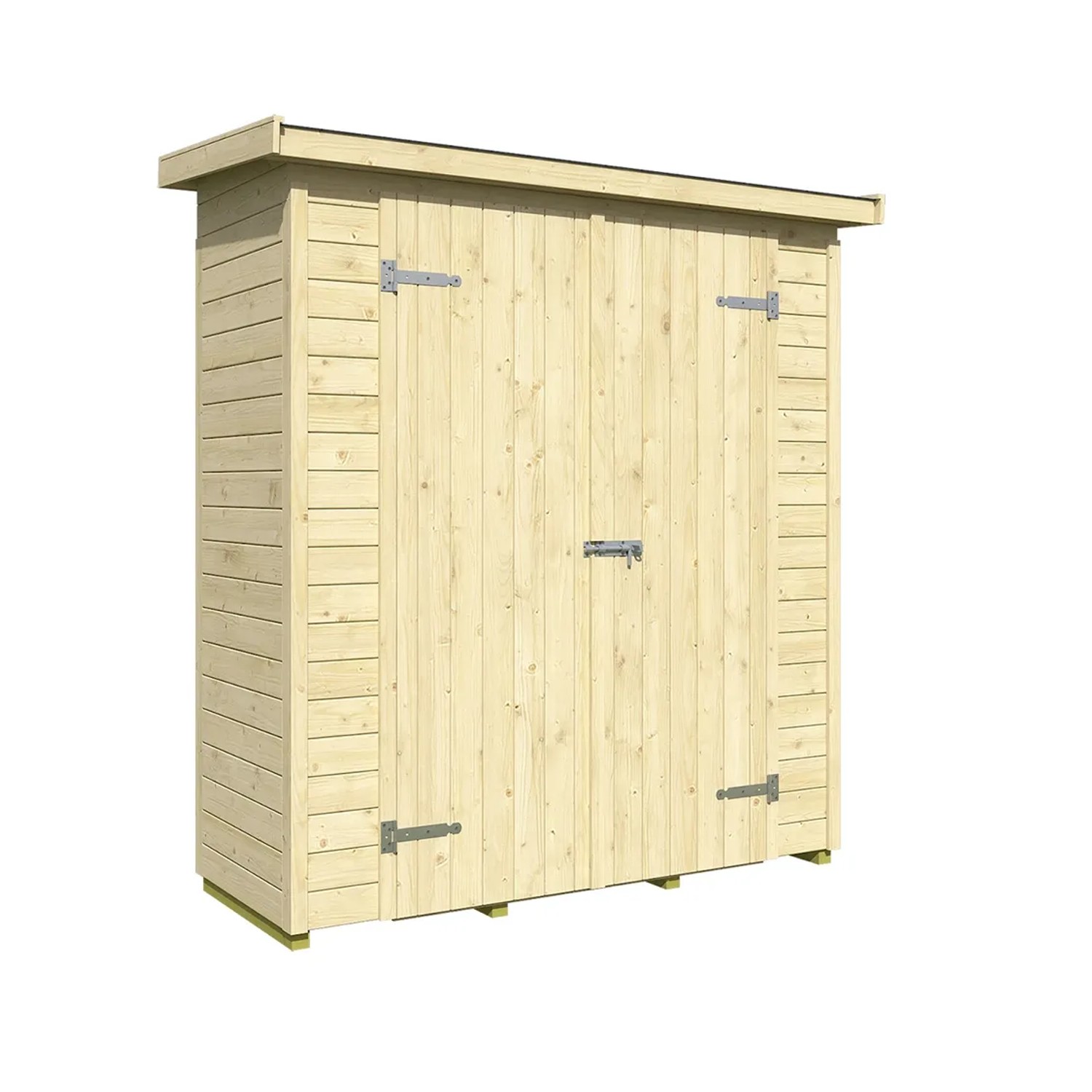 E-shop Weka Drevený domček na náradie Mori 1.2, prírodný, 170 x 67 cm