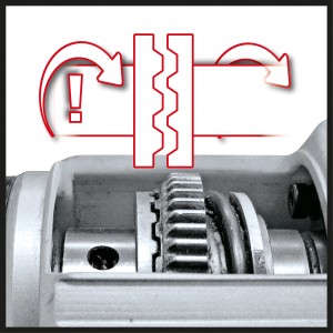 Detail prevodovky vŕtacieho kladiva Einhell TC-RH 1600.