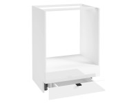 Deftrans Spodná kuchynská skrinka na rúru Belluno 1Z, biela, 60 x 84 x 49 cm