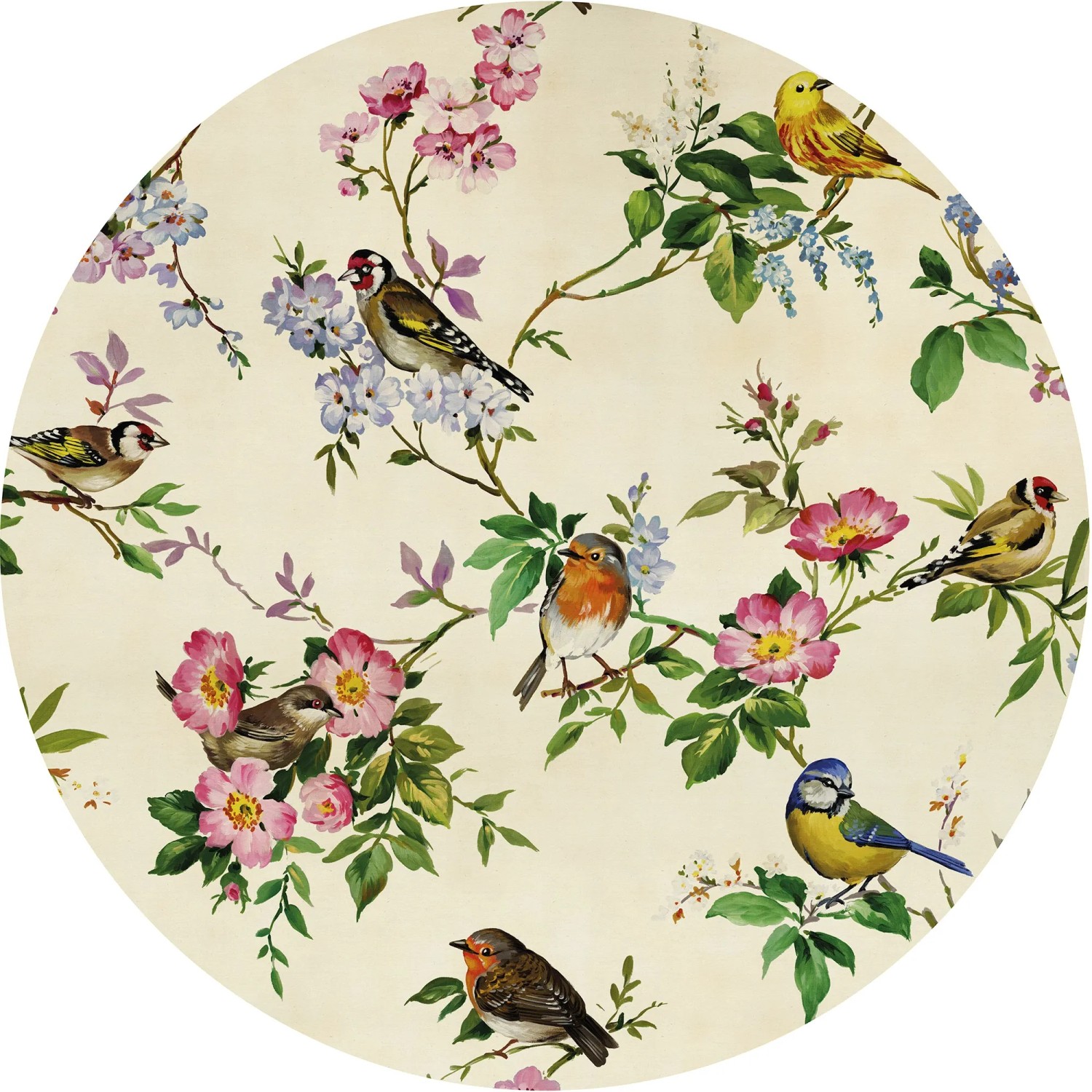 E-shop Komar Samolepiaca vliesová fototapeta Dot Bird Party pr. 125 cm