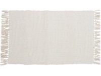 OBI Bavlnený koberec Uni biely 50 x 80 cm