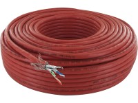 Schwaiger Sieťový kábel CAT 7 (S/FTP), oranžová, 50 m