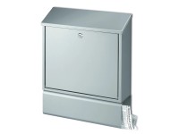 Poštová schránka s priehradkou na noviny ušľachtilá oceľ