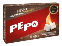 PE-PO Pevný podpaľovač Premium vôňa Arctic, 40 podpalov