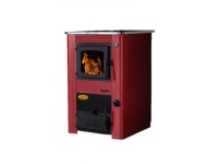 ABC Sporák CONCEPT 2 MINI THERMO HYDRO, 17,1 kW, červená, 56,5 x 56,5 x 85 cm