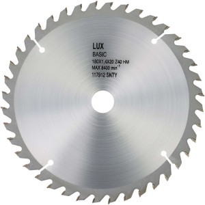 LUX HM pílový kotúč na drevo, Ø 160 mm, 48 zubov pre čisté rezy s ručnou okružnou pílou.