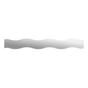 Zrkadlo v tvare kryštálu Wave 2, 20x150 cm, C-hrana, vertikálne