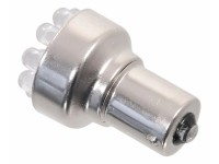 COMPASS Žiarovka 12LED 12V Ba15s biela