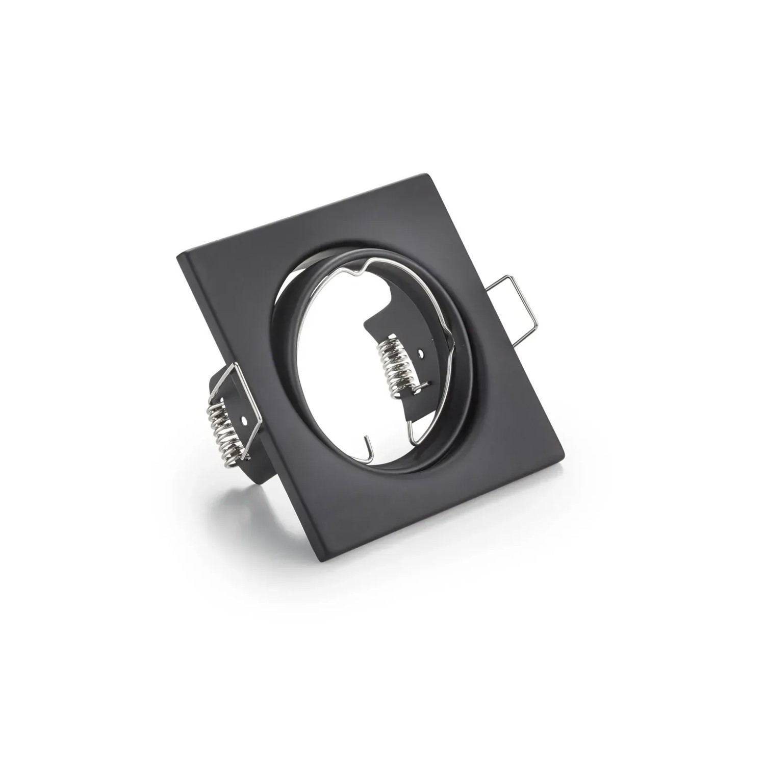 E-shop Trio Vstavané svietidlo Jura 1 x GU10, čierna matná 80 x 80 x 70 mm