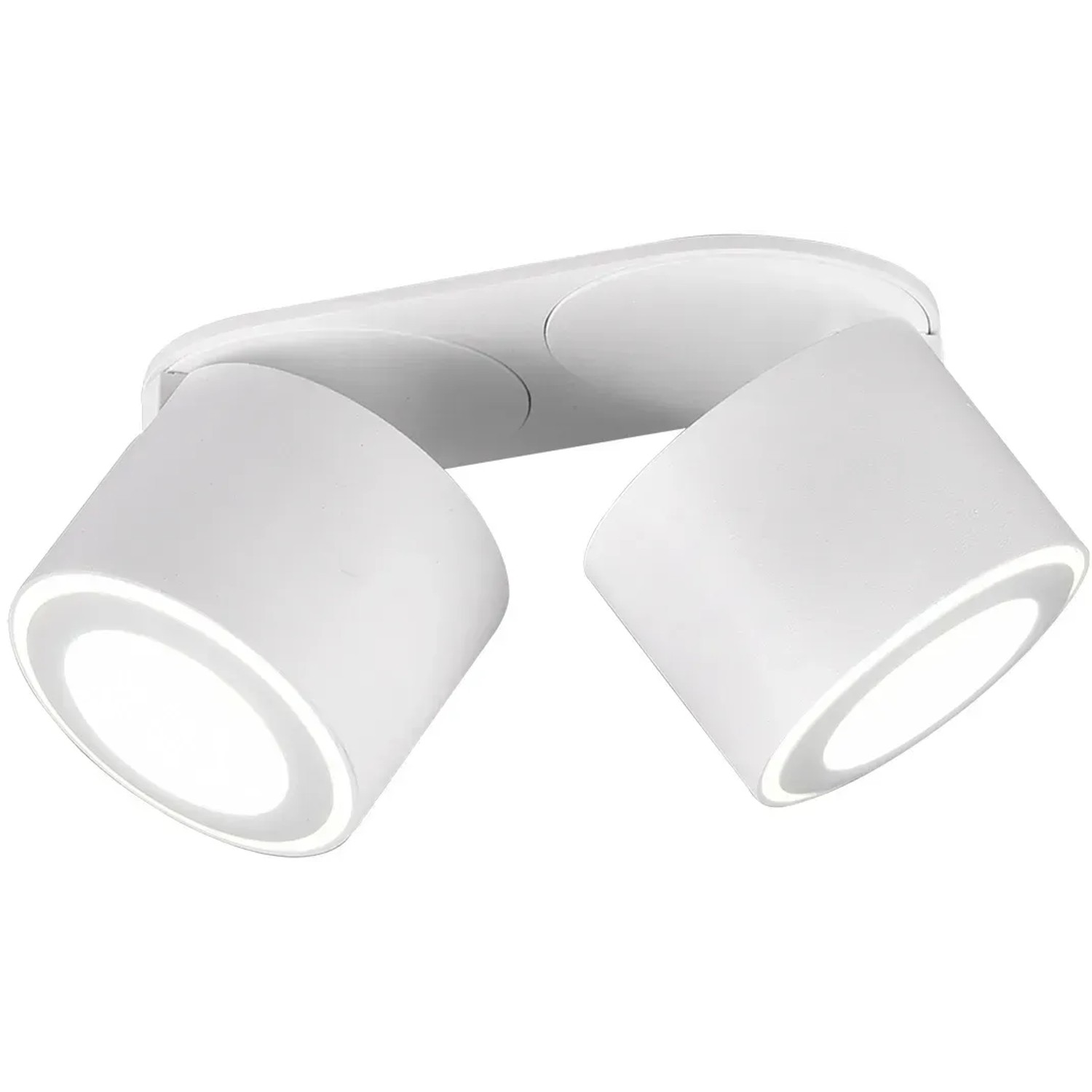 E-shop TRIO LED bodové svietidlo TAURUS biele matné 2 x 5W 450 lm 3000 K 18 x 10 x 8 cm