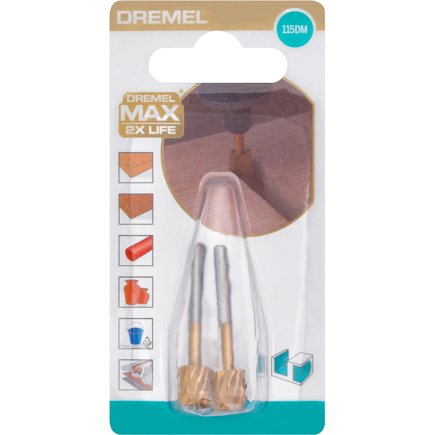 E-shop Dremel Rezací bit Max 115DM, 7,8 mm, 2 ks