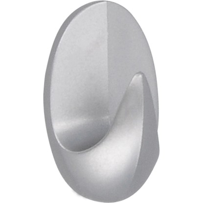 Siro Háčik H214 plastový chrómová farba matná samolepiaci, 3 ks